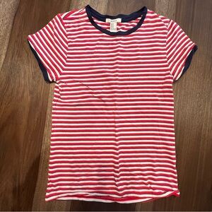 Forever 21 - Red, White & Blue Striped T-shirt - M